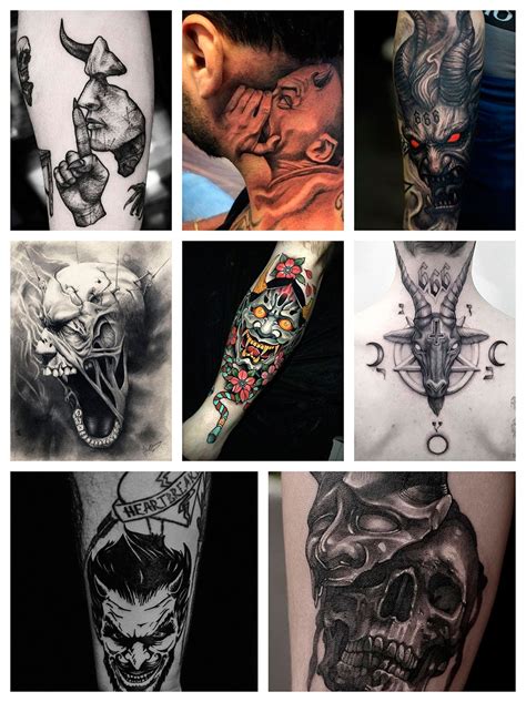 tatuajes de diablos en el brazo|Tatuaje del diablo (84 fotos)